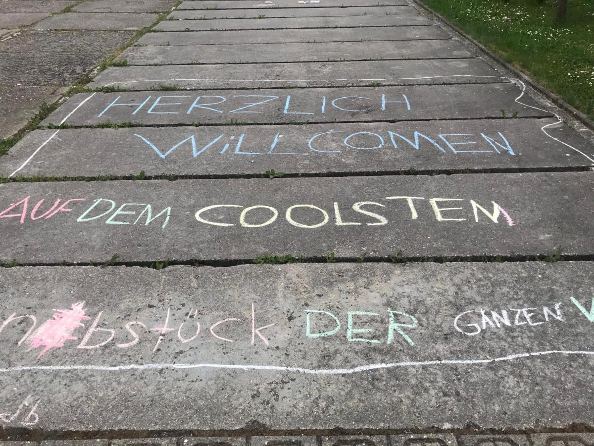 Ferienwohnung Am Gruenen Band Hellingen Exterior foto