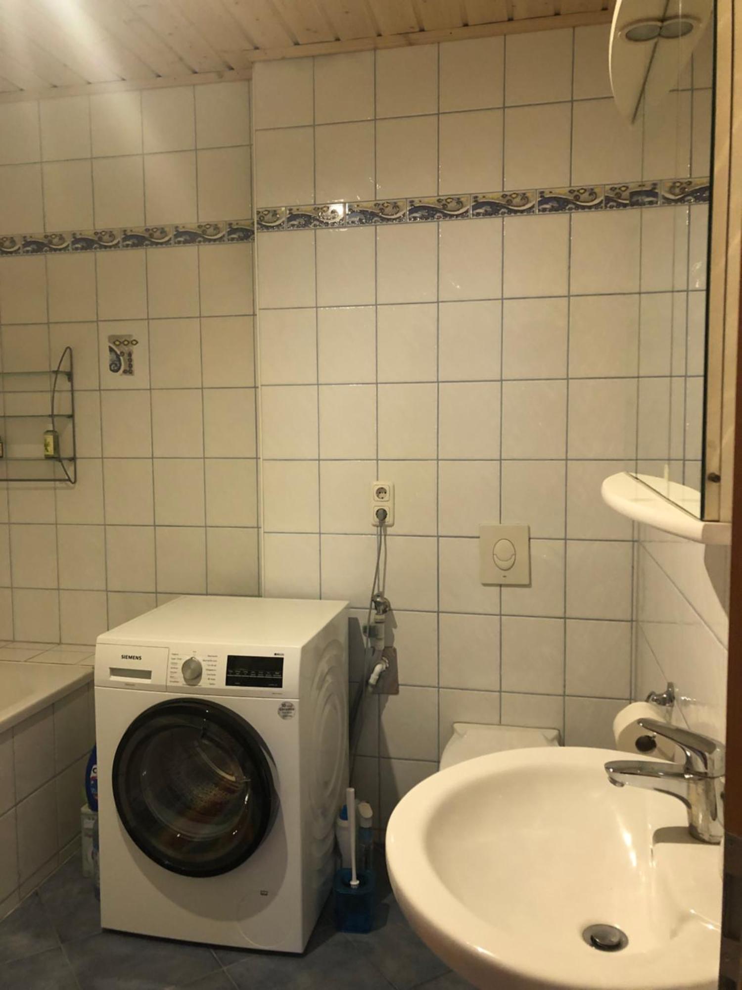 Ferienwohnung Am Gruenen Band Hellingen Exterior foto