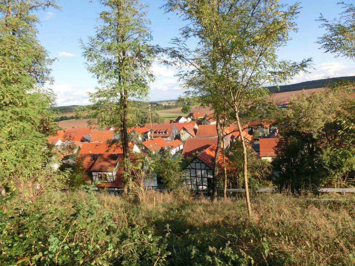 Ferienwohnung Am Gruenen Band Hellingen Exterior foto