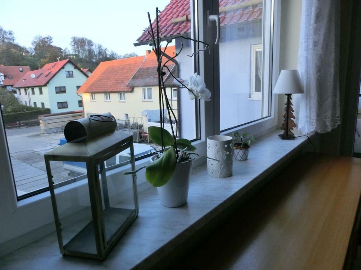 Ferienwohnung Am Gruenen Band Hellingen Exterior foto